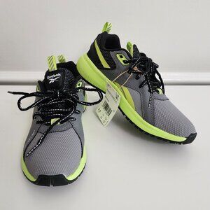 REEBOK Durable XT Running Sneaker | Boy's Size 2.5 | Gray Green GY1715 NWT